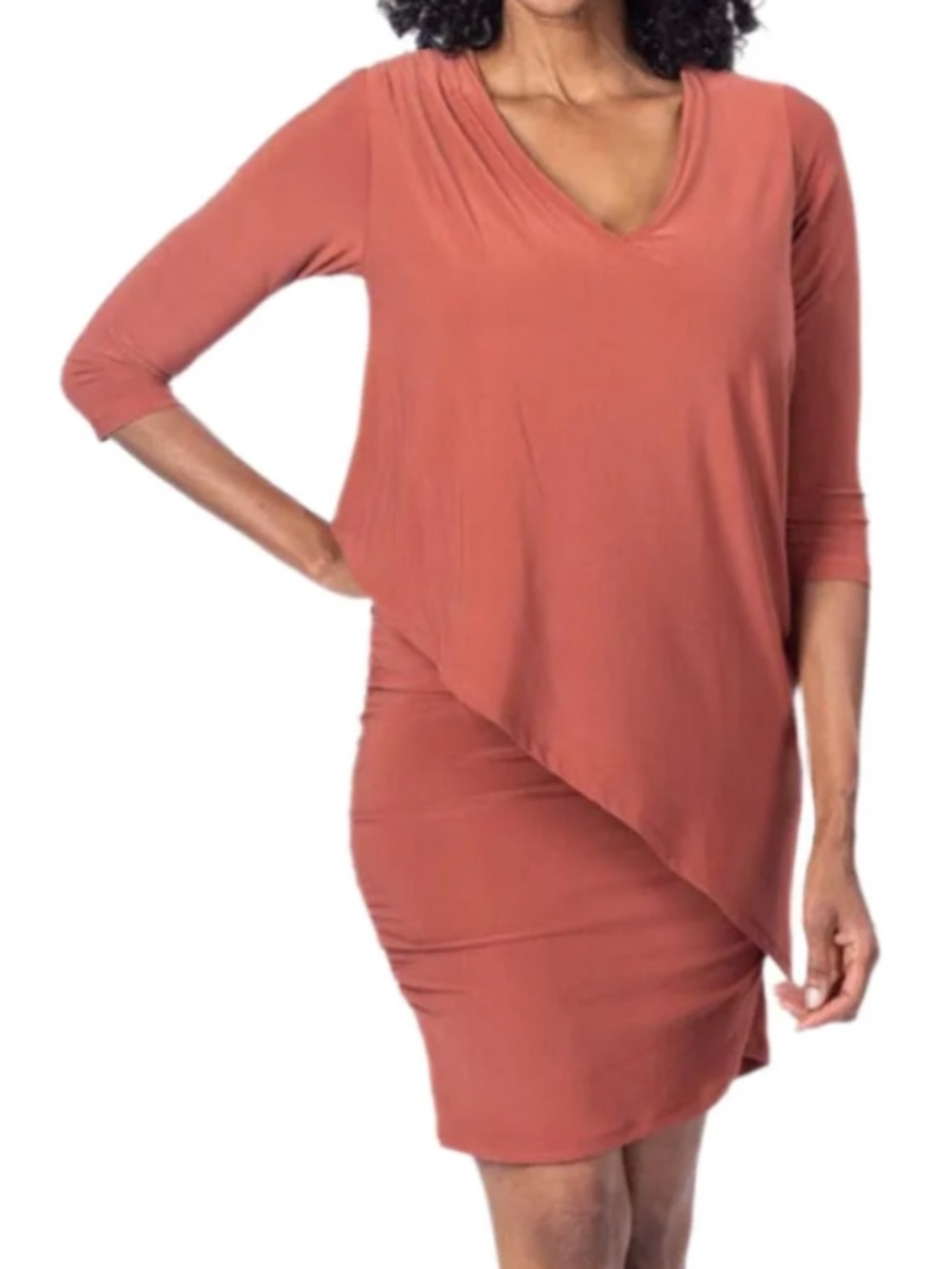 Last Tango 3/4 Sleeve Versatile Boutique Tunic Dress — Size: Small (NWT)